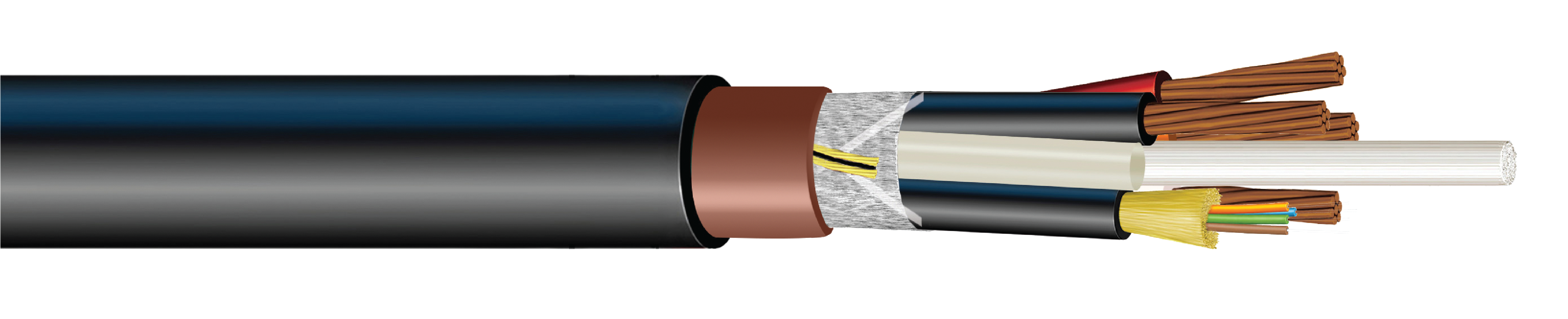 4G Hybrid Fiber-Copper Cable Fiber and Copper FTTA wireless Cable