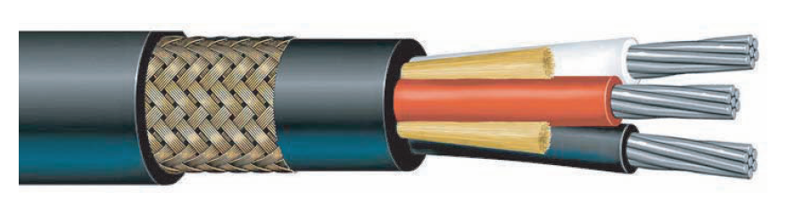 Bostrig™ Type P Power 8 AWG Three Conductor (Armored & Sheathed)