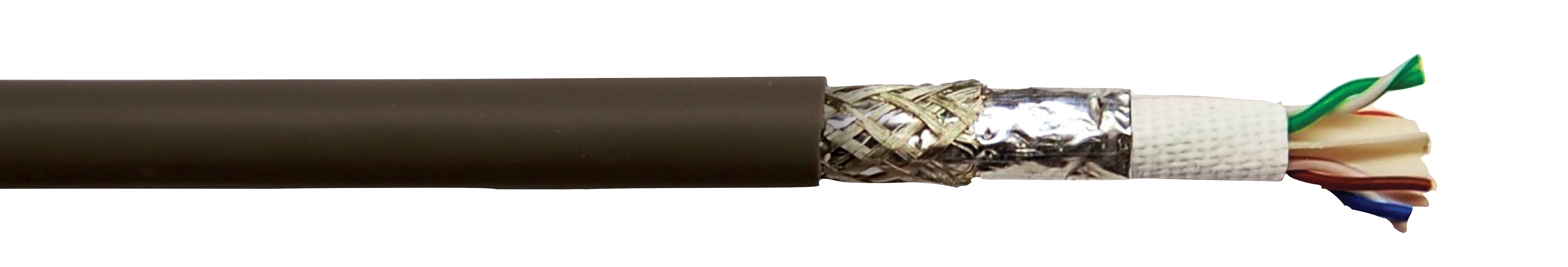 Category 6 Low-Smoke, Zero-Halogen Shielded Cable - SPEC 745