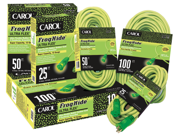 FrogHide® Ultra Flex® Lighted Extension Cords