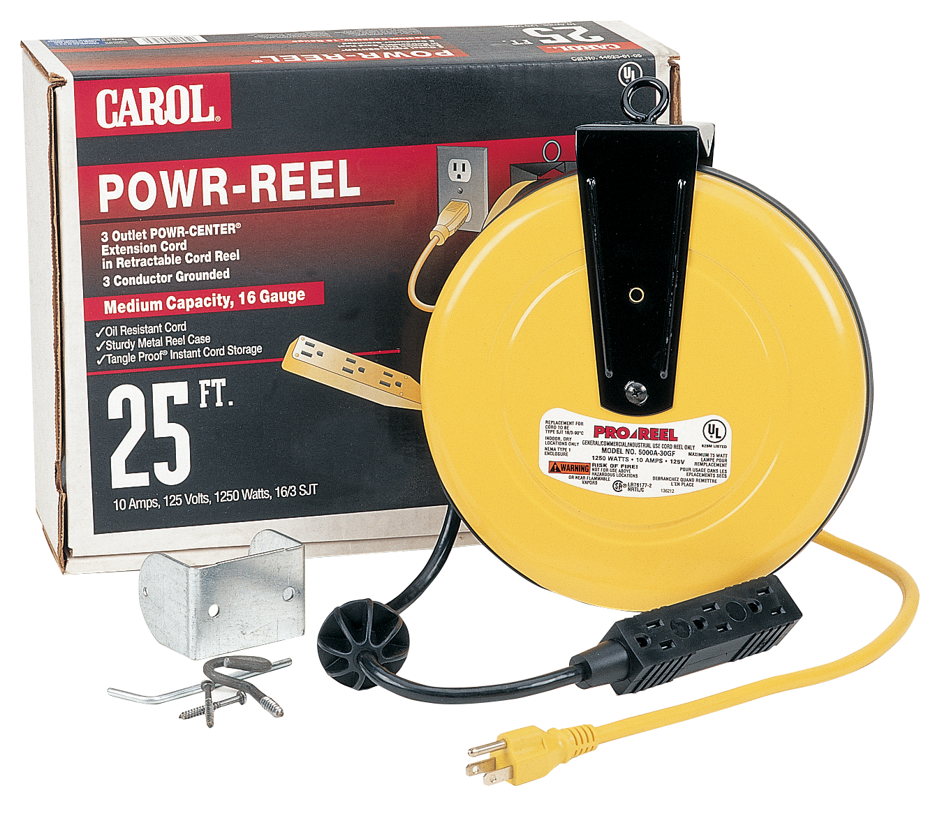 Powr-Reel™ with 3 Outlets