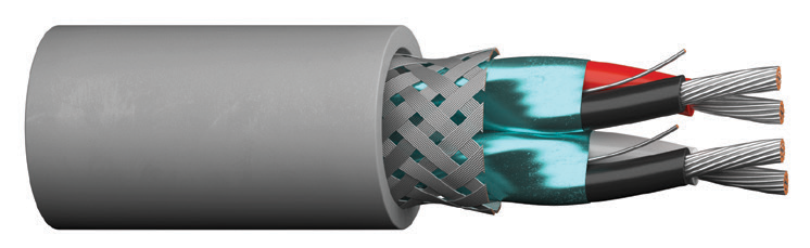 Multi-Paired, Individually Foil Braid Shielded, Lo-Cap, 2-4 Pairs, 24 AWG