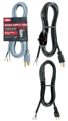 Power Supply Replacement Cords