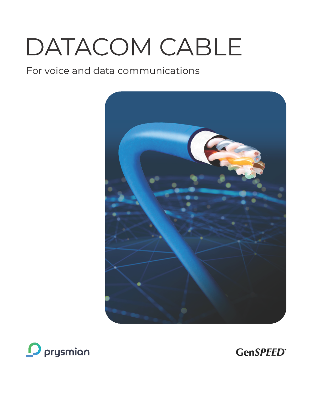 Prysmian Datacom Cable Catalog Cover