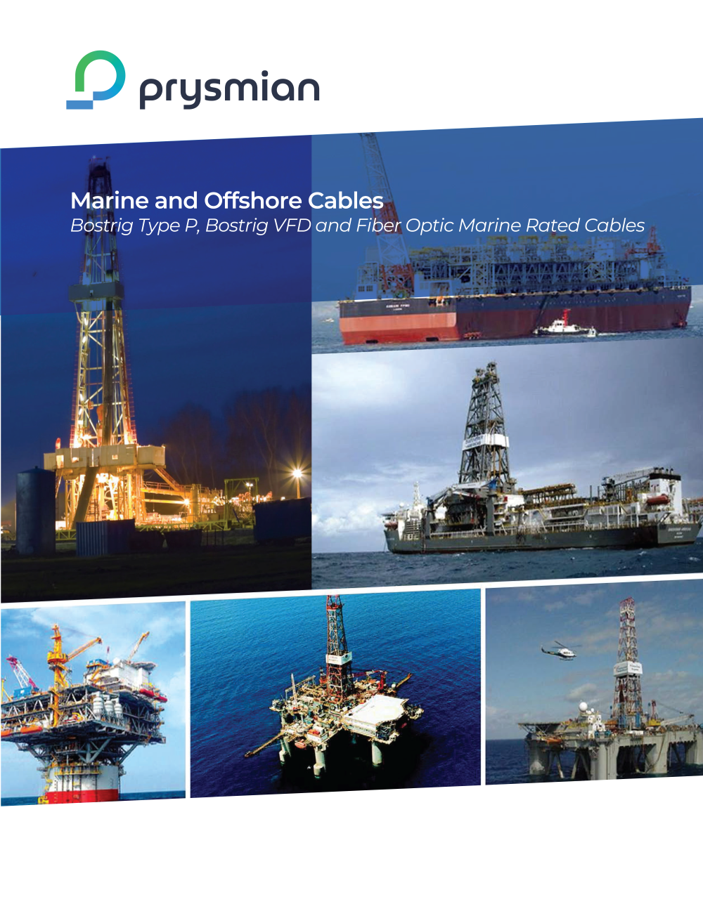 Prysmian Marine & Offshore Cable Catalog Cover