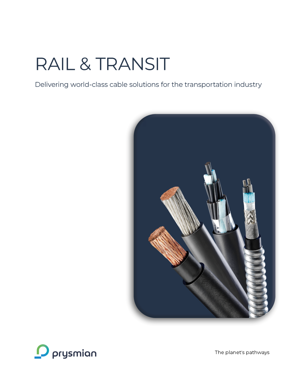 Prysmian Rail & Transit Catalog Cover