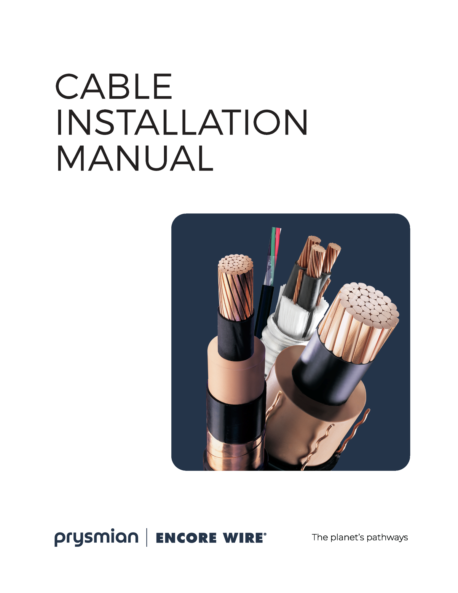 Cable Installation Manual cover