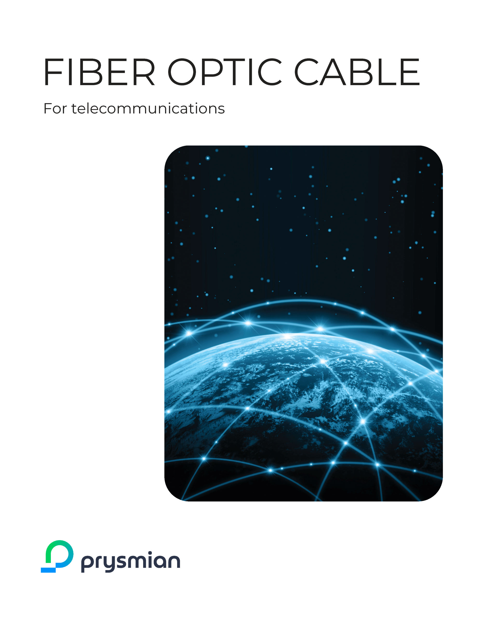 Fiber Optic Cable catalog cover