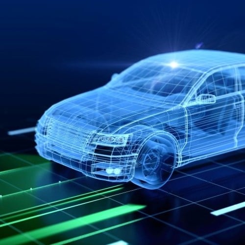 Modern Vehicle Wire Frame