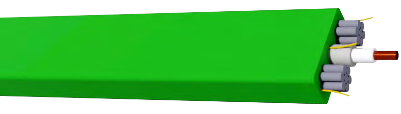Tubing Encased Cable (TEC) with Bumper Bars