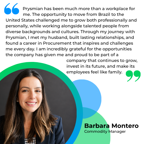 Barbara Montero  Prysmian Employee Testimonial