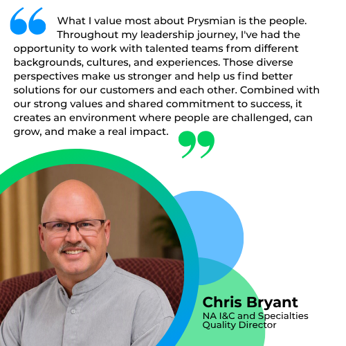 Chris Bryant  Prysmian Employee Testimonial